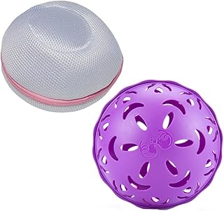 Hemoton 1 Conjunto De Bolas De Limpeza De Lavanderia Bola De Lavagem De Sutiã Bola De Máquina De Lavar Bola Bola De Máquina De Lavar Roupa Roxa Dedicada Bolas De Máquina De Lavar Roupa