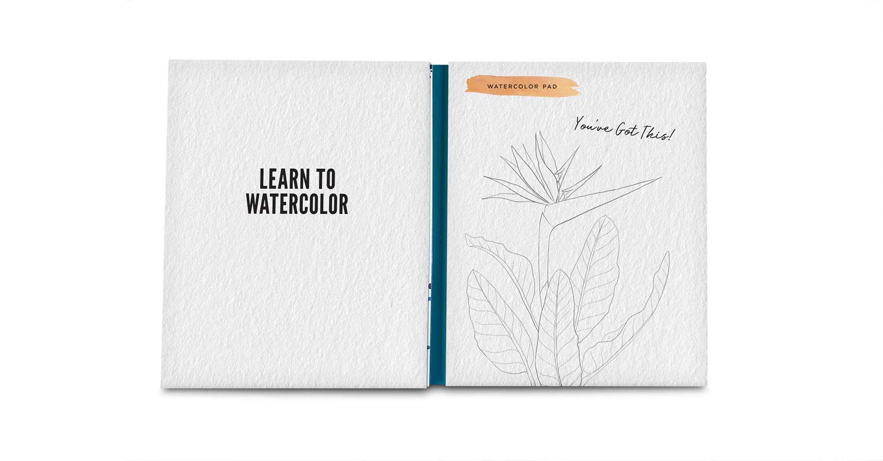 Learn to Watercolor: 20 Step-by-Step Beginner-Friendly Lessons on Watercolor Paper - Includes Watercolor Pad with Sketches – No Drawing Required!