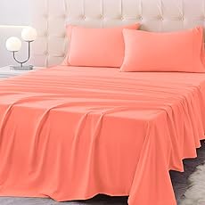 Elegant Comfort Luxurious 1500 Premium Hotel Quality Microfiber Three Line Embroidered Softest 4-Piece Bed Sheet Set, Wrinkle and Fade Resistant, Full, Dusty Rose