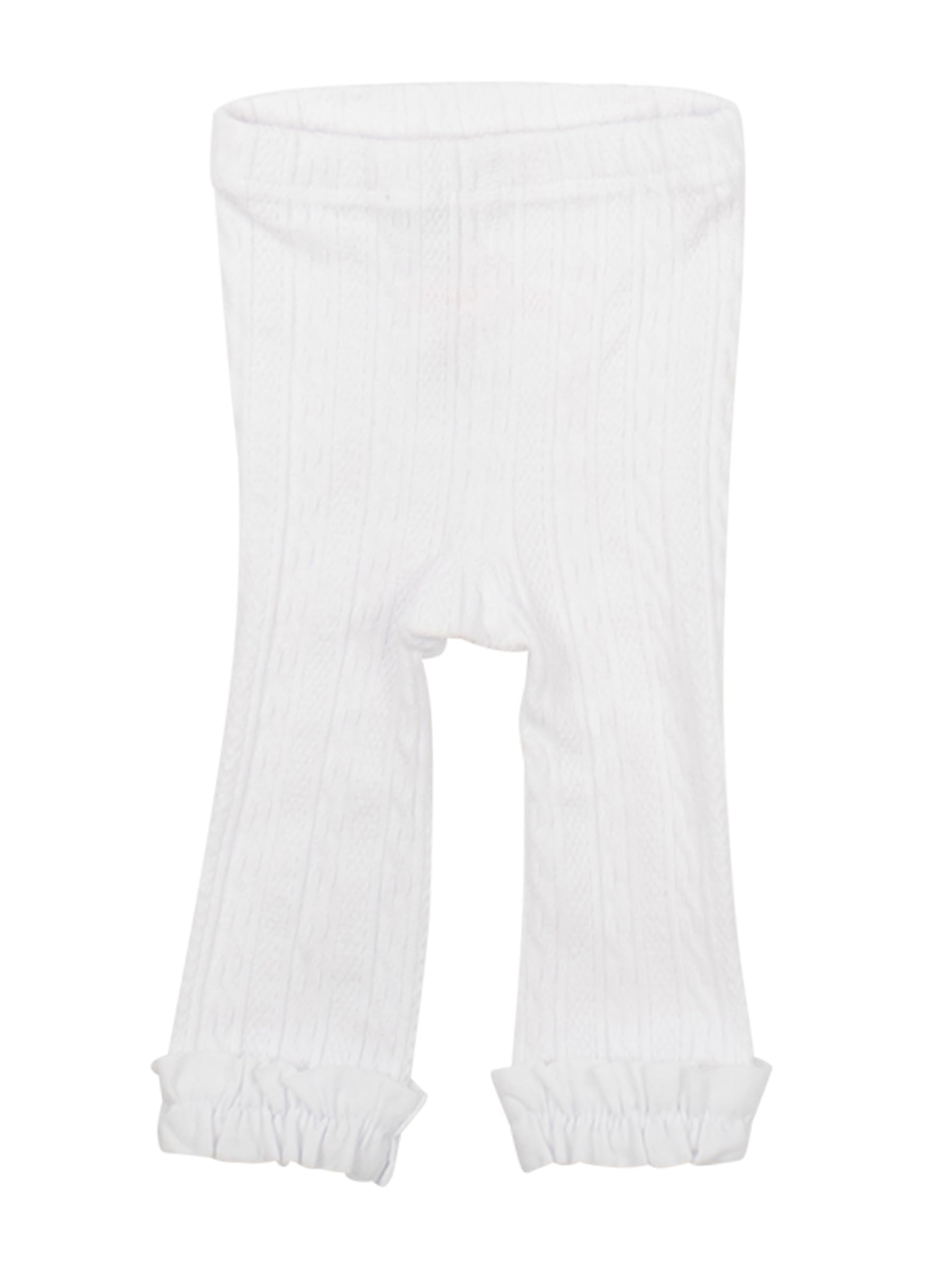 RuffleButts Baby/Toddler Girls Ruffle Tights - Footless Ruffled Tights