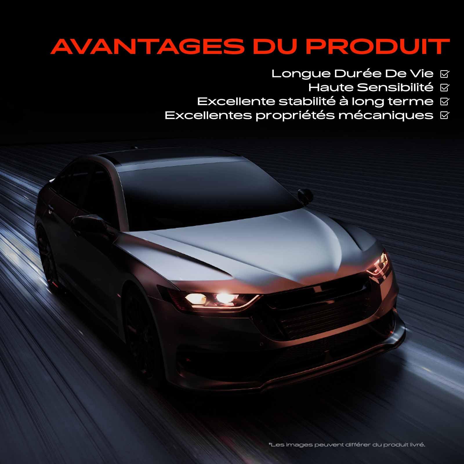 Frankberg Capteur de pression de carburant, capteur de pression à 3 | broches 06J906051C; Compatible avec: Golf IV Variant 1J5, Altea XL 5P5 5P8, A8 4E2 4E8, T.o.u.r.a.n 1T1 1T2, CC 358