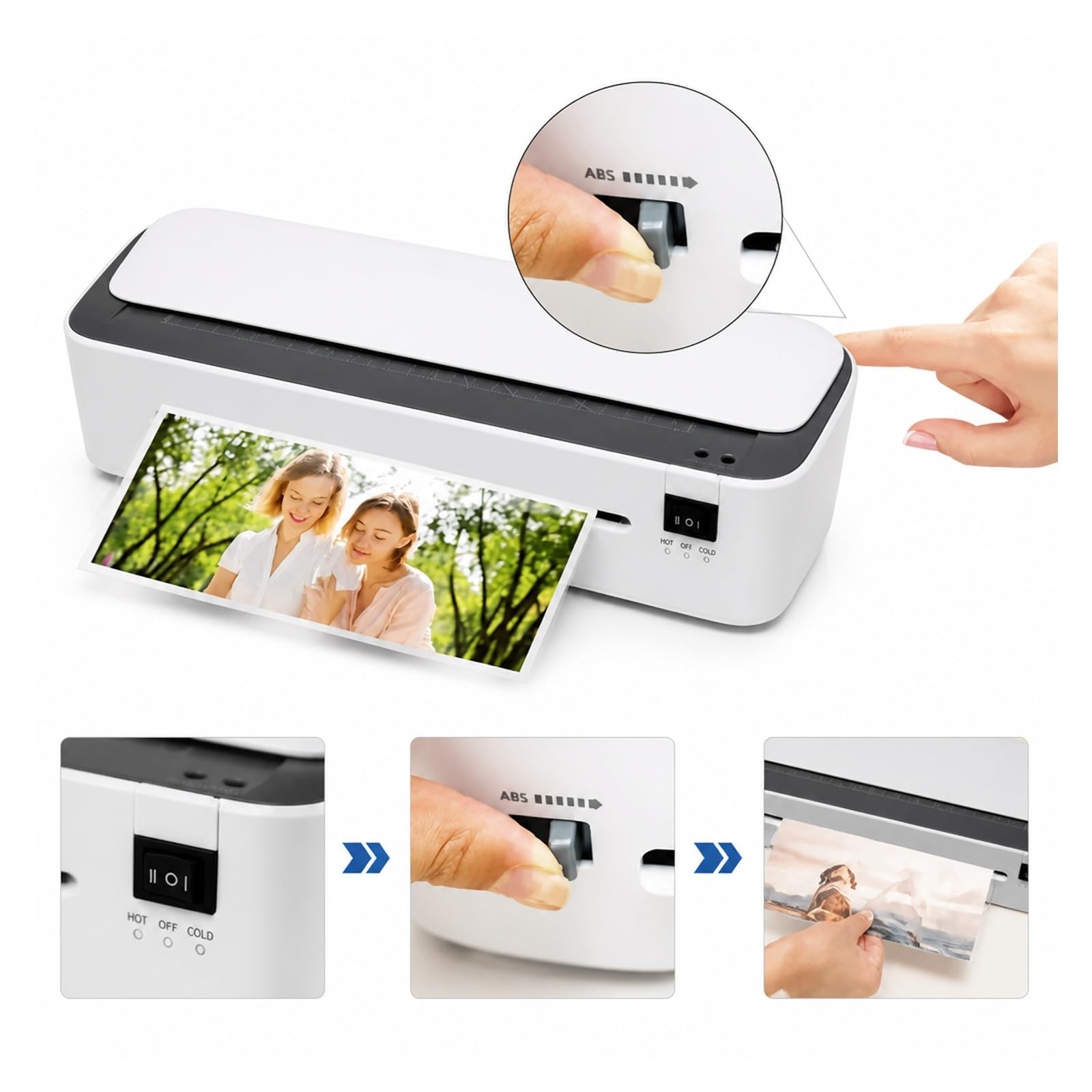 Laminator, Maszyna Do Laminowania A4 Dokumentów Fotograficznych do domu i biura