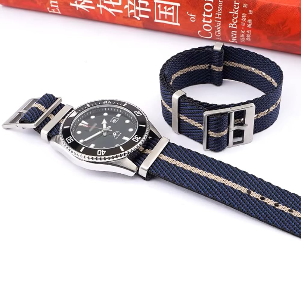 g24 23mm Curved Leather Watch Strap Fits & Other Curvedend Watch Bands Without Buckle (Brown)