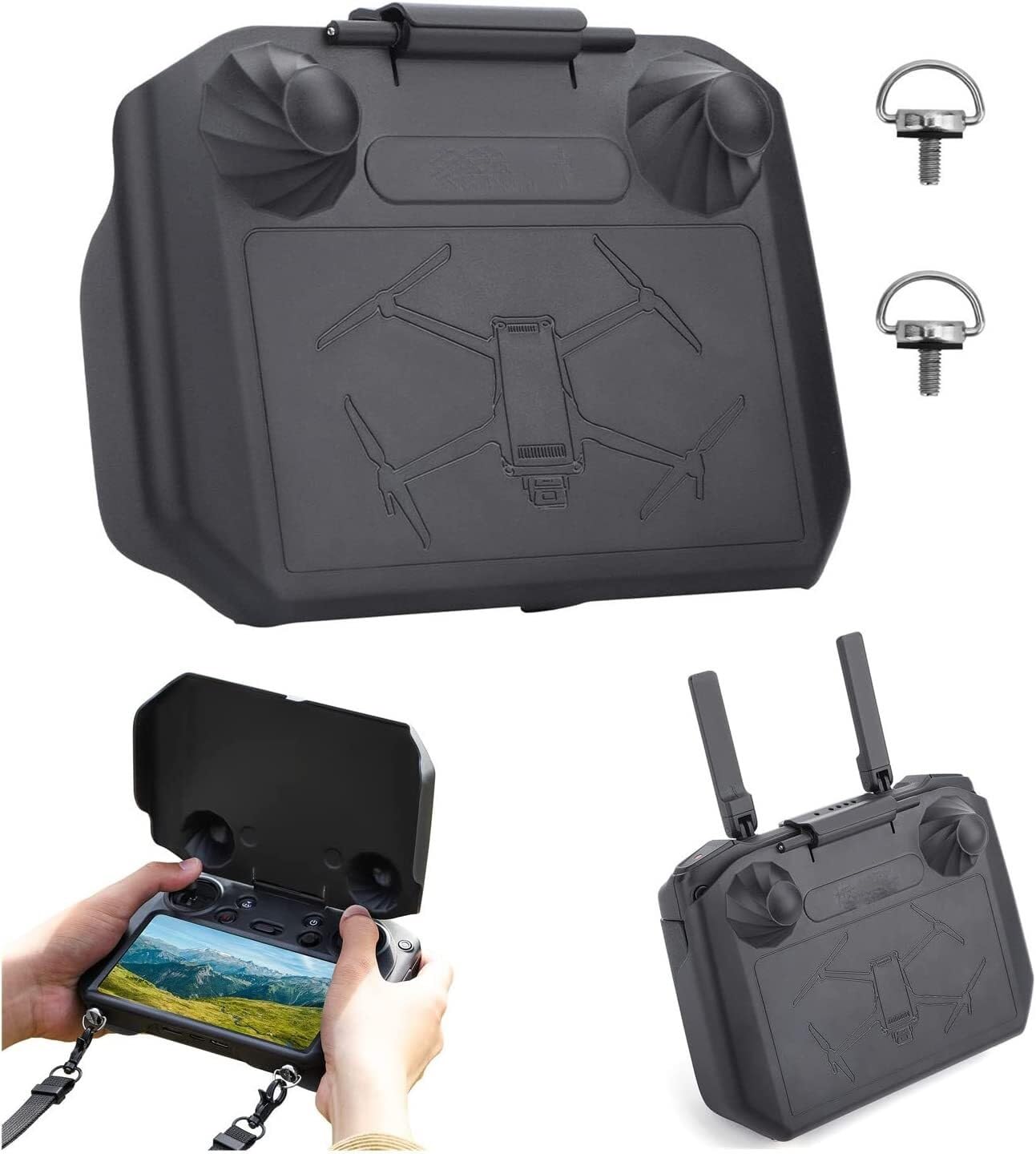 Protecteur 2 en 1 pare-soleil RC Pro pour filmer sans reflets lors de vos sessions en plein soleil