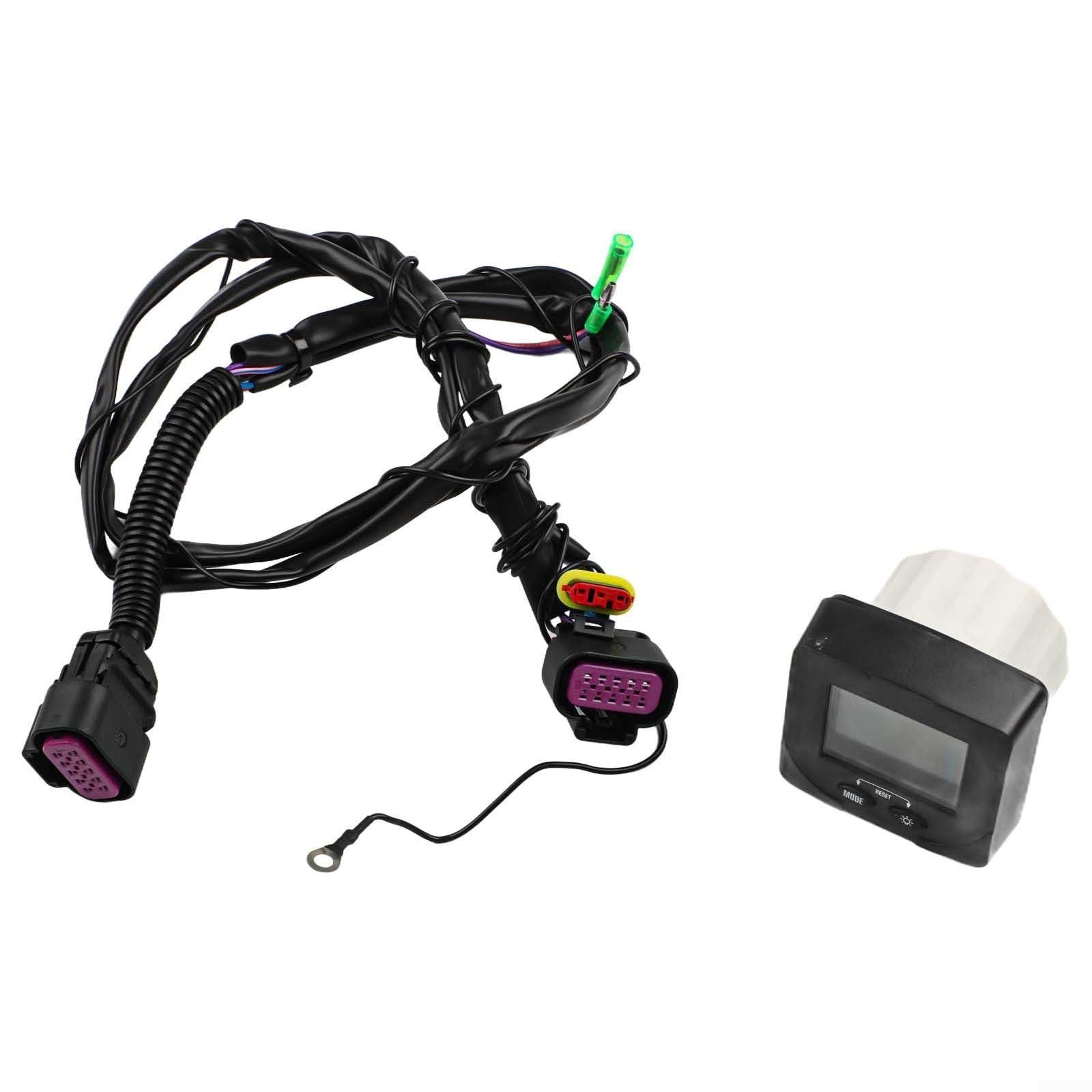 Kit di sistema per Mercury per Mercruiser Smartcraft SC1000 79-879896K21, kit di scartamento di ricambio con materiale ABS, nero