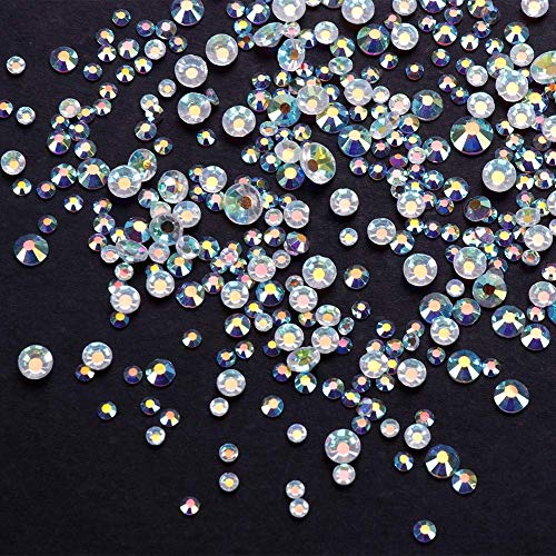 300 peças de strass brilhantes micro cristais brilhantes mini vidro decorações de pedras pequenas pa