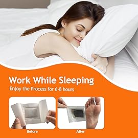 TEWEAE 122 Pads Foot Pads Natural Turmeric & Ginger, Wormwood, Bamboo Vinegar, Included 122Pads Goodnight Patches and 122 Adhesive Sheets