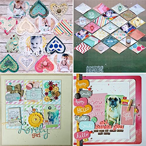 12 * 12 Vintage Scrapbook Paper Pad Collage Paper - Two Of 12 Colors Frame Material Paper,Single-Sided Cardstock Paper Pad For Card Making Diy Origami Decorative Craft Paper. (1903-12Inch, 12Inch) #TOP5