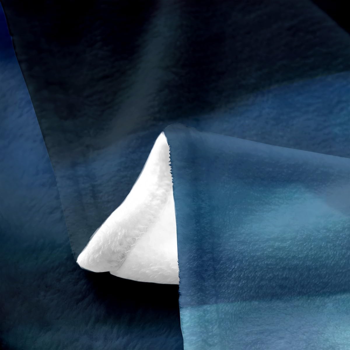 Lighthouse Fleece Blanket,Watercolor Blue Sky Ocean Waves Paint Bed Blanket for Kids Teens,Nautical Adventure Theme Flannel Blanket for Room Decor,Queen 90"x90"