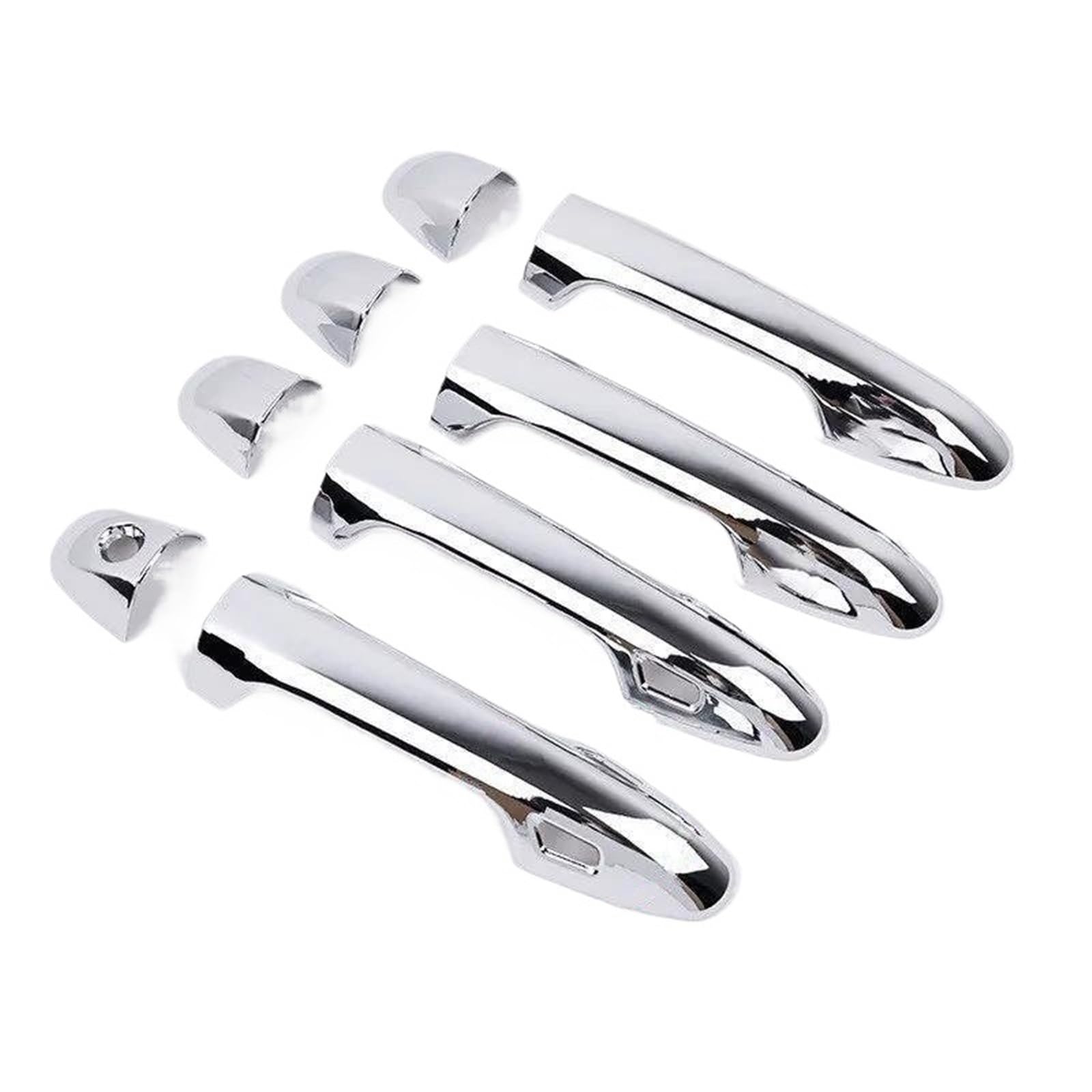 ATGCBCAUF Car Door Handle Bowl Cover Decor Trim Sticker Styling for Toyota Rav4 Xa40 2014-2019 Car Exterior Door Handles