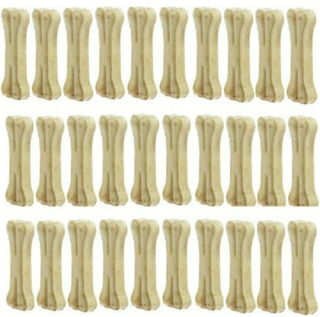 Pet Clue Rawhide Calcium Treat Dog Chew Bone for All Life Stages Dogs, Beef Flavor (3 Inches Pack of 30 Bones) (7) (B0BXH9ZWYP) Amazon Price History, Amazon Price Tracker