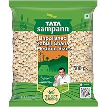 Tata Sampann Unpolished Kabuli Chana, 500 g, Medium Size