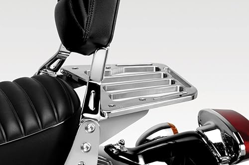 W650 199906 - W800 201116 - Portaequipajes trasero (S-0483) - Estante trasero de aluminio - Fácil de instalar - De Pretto Moto Accessories (DPM W650 199906 - W800 201116 - Portaequipajes trasero (S-0483) - Estante trasero de aluminio - Fácil de instalar - De Pretto Moto Accessories (DPM