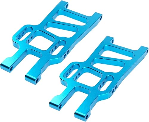 Miniatura 2 de Vgoohobby 08005 - Brazo de suspensión inferior de metal para Redcat Racing HSP 94111 110 RC coche camión (azul)