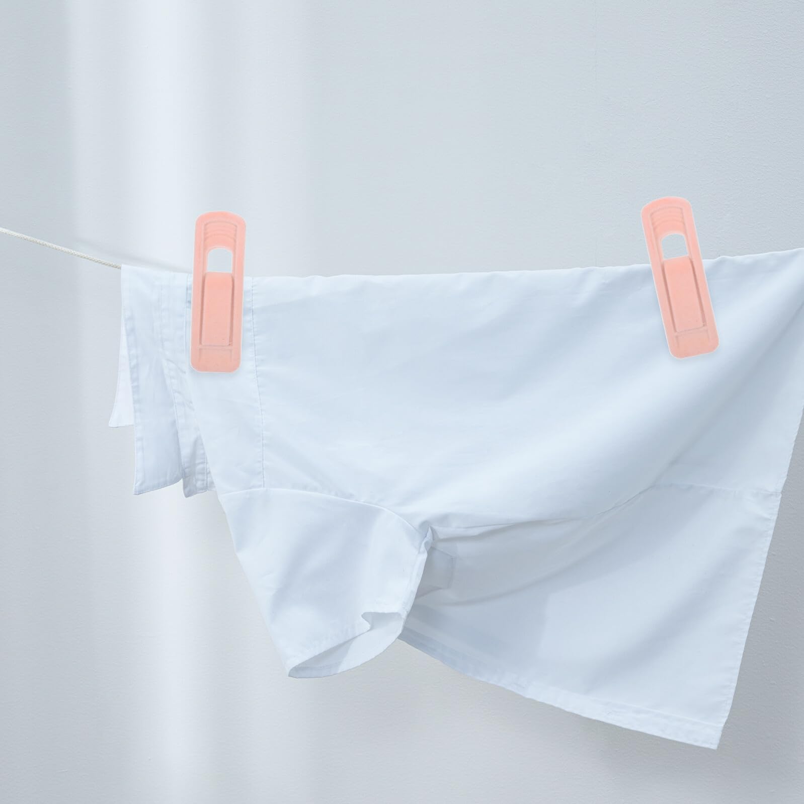 50 Piezas Pinzas de Plástico para Ropa 50 Unidades, Pinzas de Terciopelo Antideslizantes Rosa, Resistentes al Viento para Colgar Toallas, Pantalones y Faldas, Uso Doméstico y