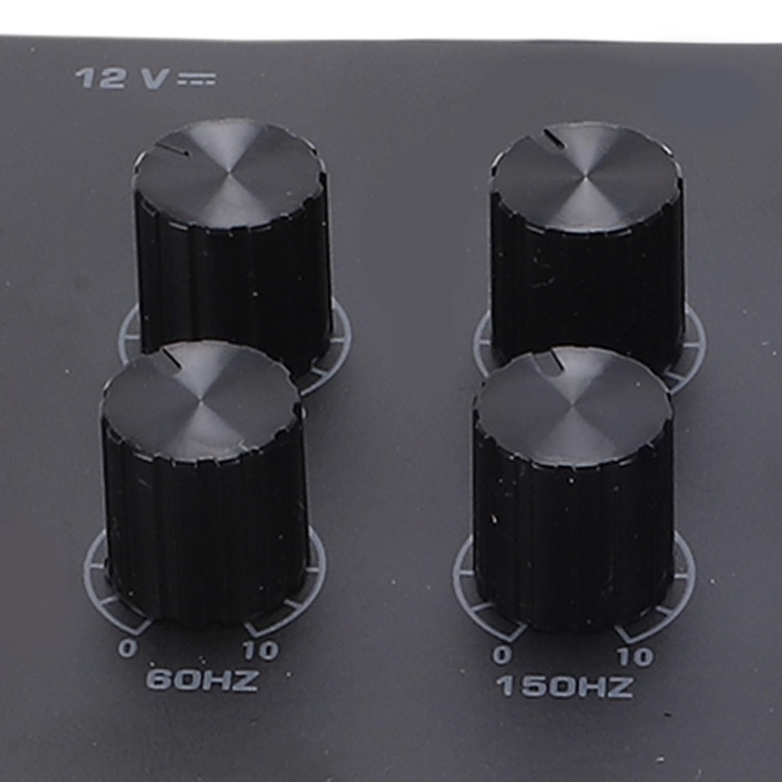Tosuny Equalizzatore Grafico Audio a 7 Bande, Preamplificatore e Amplificatore per Cuffie, Equalizzatore Stereo per Auto Domestiche per L'elaborazione del Suono con Interfaccia AUX da (black)