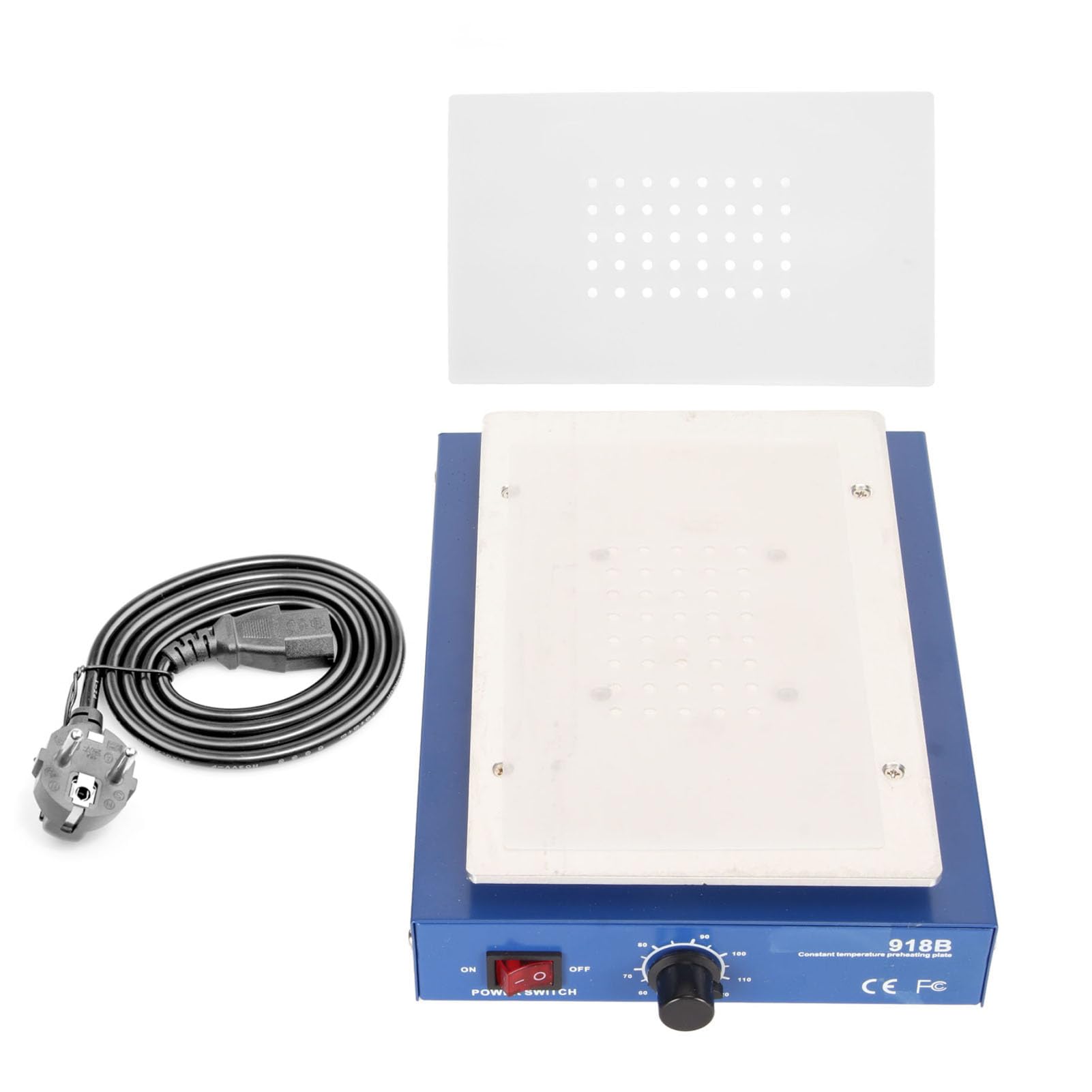 Saldatura Piastra Calda a Temperatura Costante Piatto di Riscaldamento di Saldatura Elettrica per Riparazione in Lega di Alluminio Laboratorio di Laboratorio Microcomputer da 450 W (Spina
