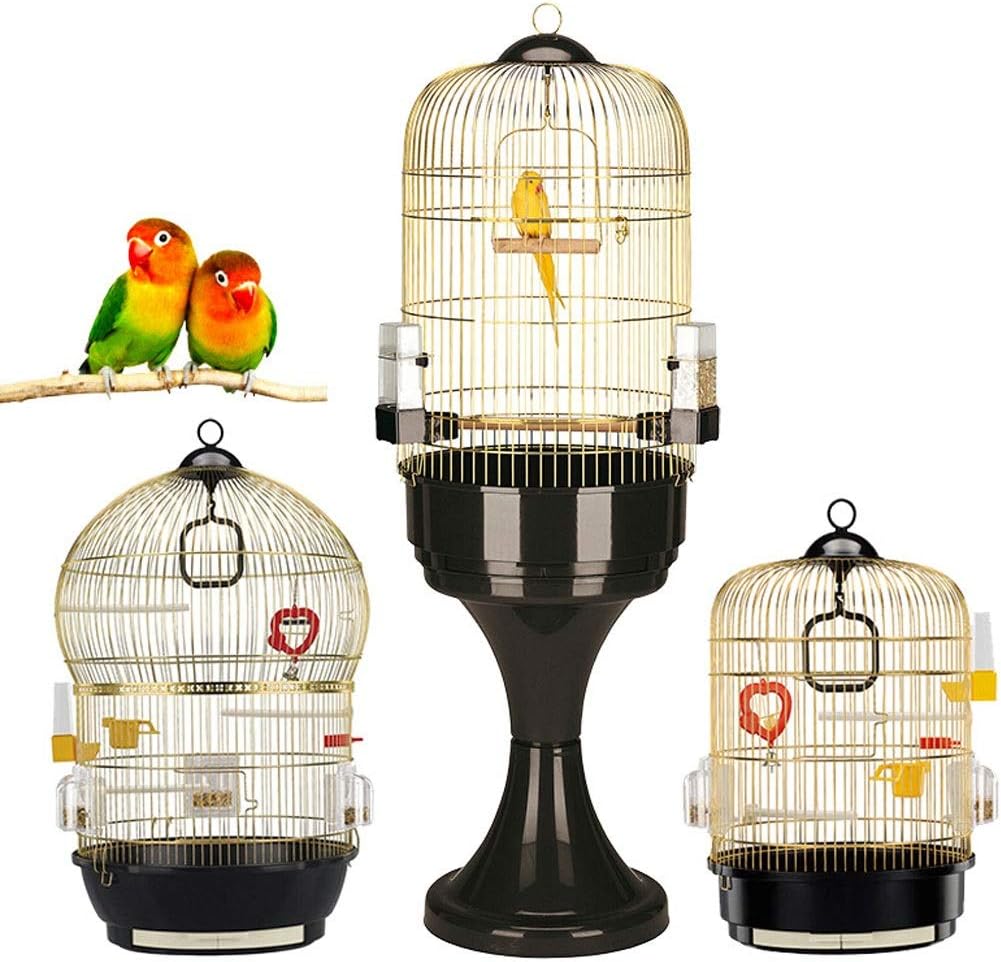 頑丈な鳥かご 大型 オウムケージ ステンレススチール製 デラックス