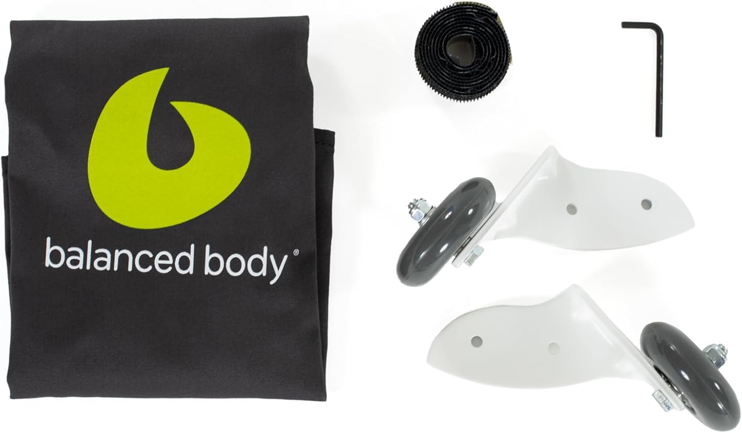 Balanced Body Wheel Kit for Allegro 2 Reformer, Pilates Reformer Wheels, for Allegro 2 Reformer with Legs or Without Legs