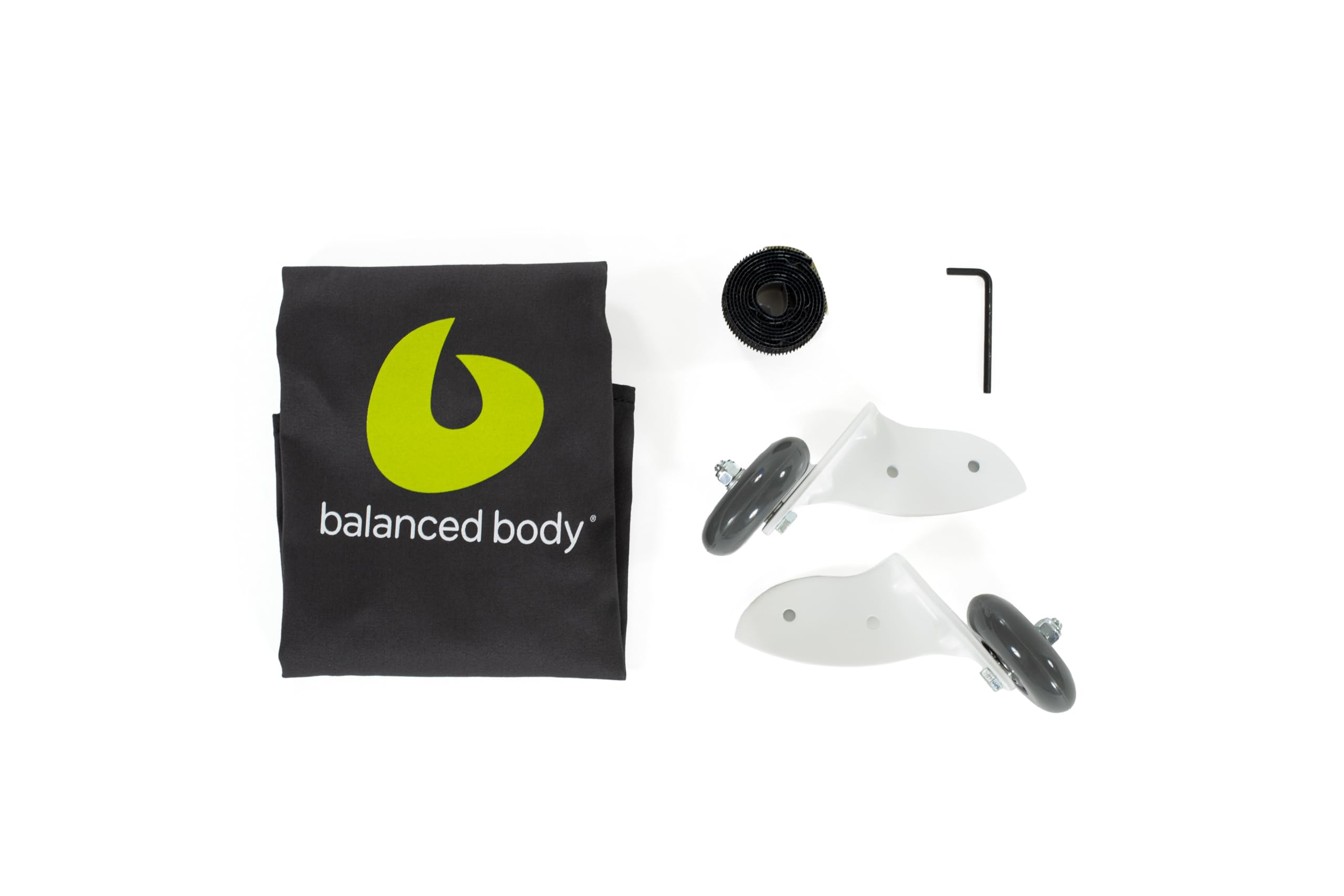 Balanced BodyWheel Kit for Allegro 2 Reformer, Pilates Reformer Wheels, for Allegro 2 Reformer with Legs or Without Legs