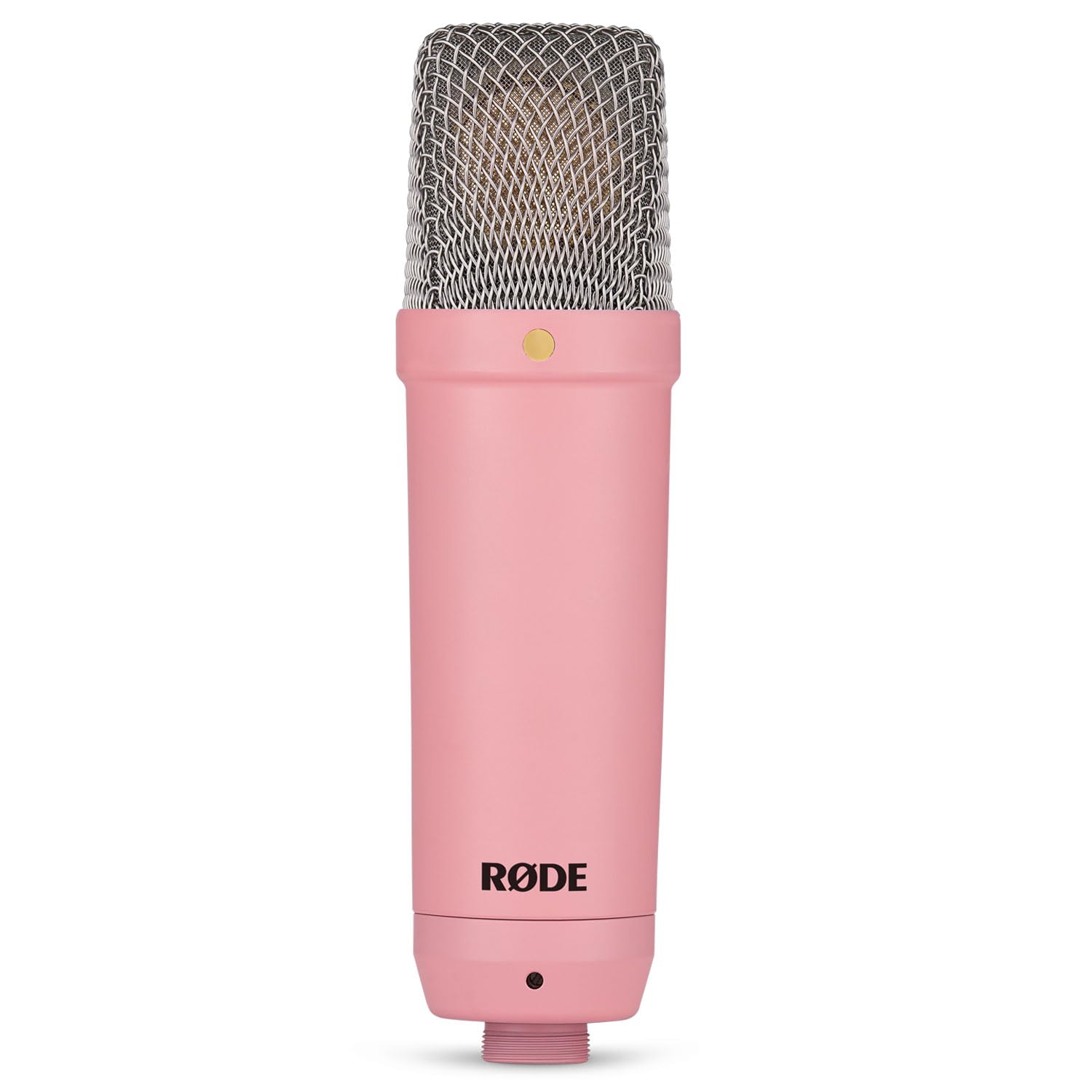 Rode NT1 Signature Pink Studio-Mikrofon Rosa + PSA1 Gelenkarm-Stativ Schwarz + keepdrum Mikrofasertuch