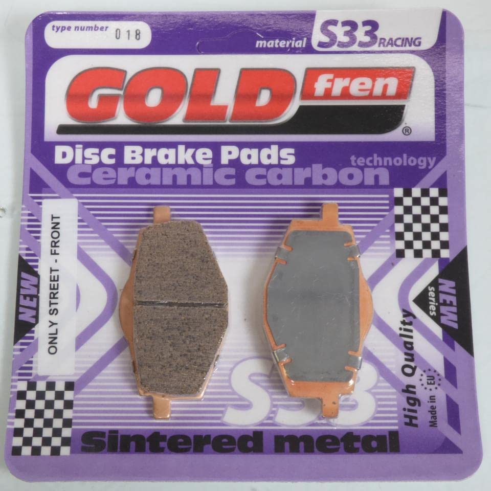 Plaquette de frein Gold Fren de rechange pour étrier arrière moto Beta 350