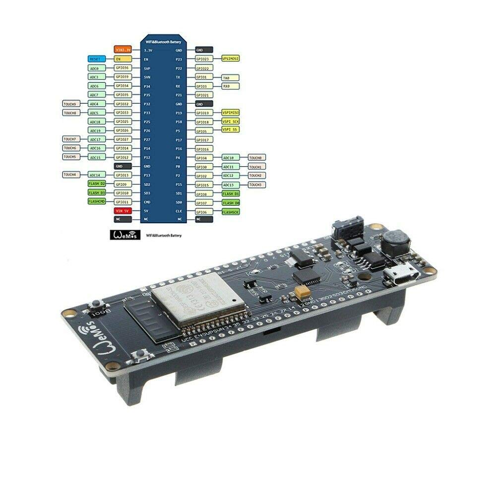 HiLetgo 3 Stück ESP32 ESP-32S ESP-WROOM-32 CP2012 USB C 38 Pin WiFi Bluetooth Dual Core Typ-C Schnittstelle ESP32-DevKitC-32 Entwicklungsplatine Modul STA/AP/STA AP