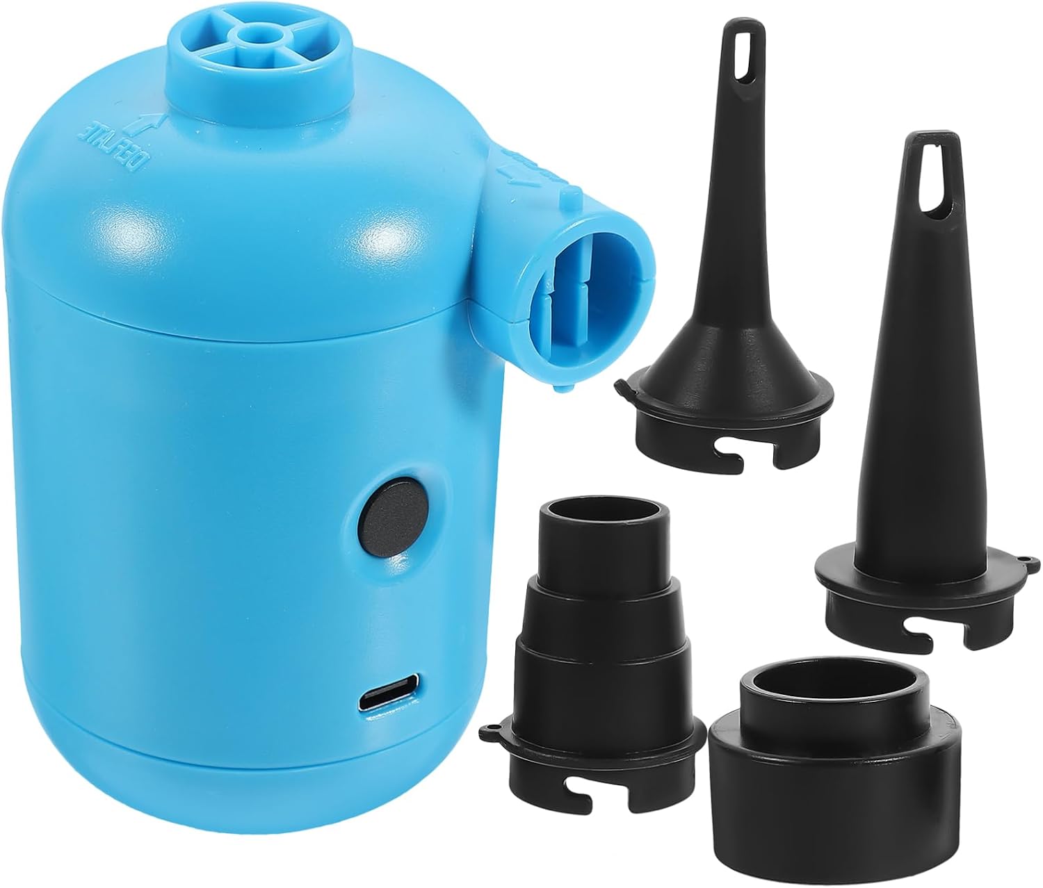 BESPORTBLE 1Set Inflator Pump High Airflow Electric Air Pump for Inflatable Items Lightweight Design for Outdoor Use Efficiently Inflates Air Mattresses Pool Floats