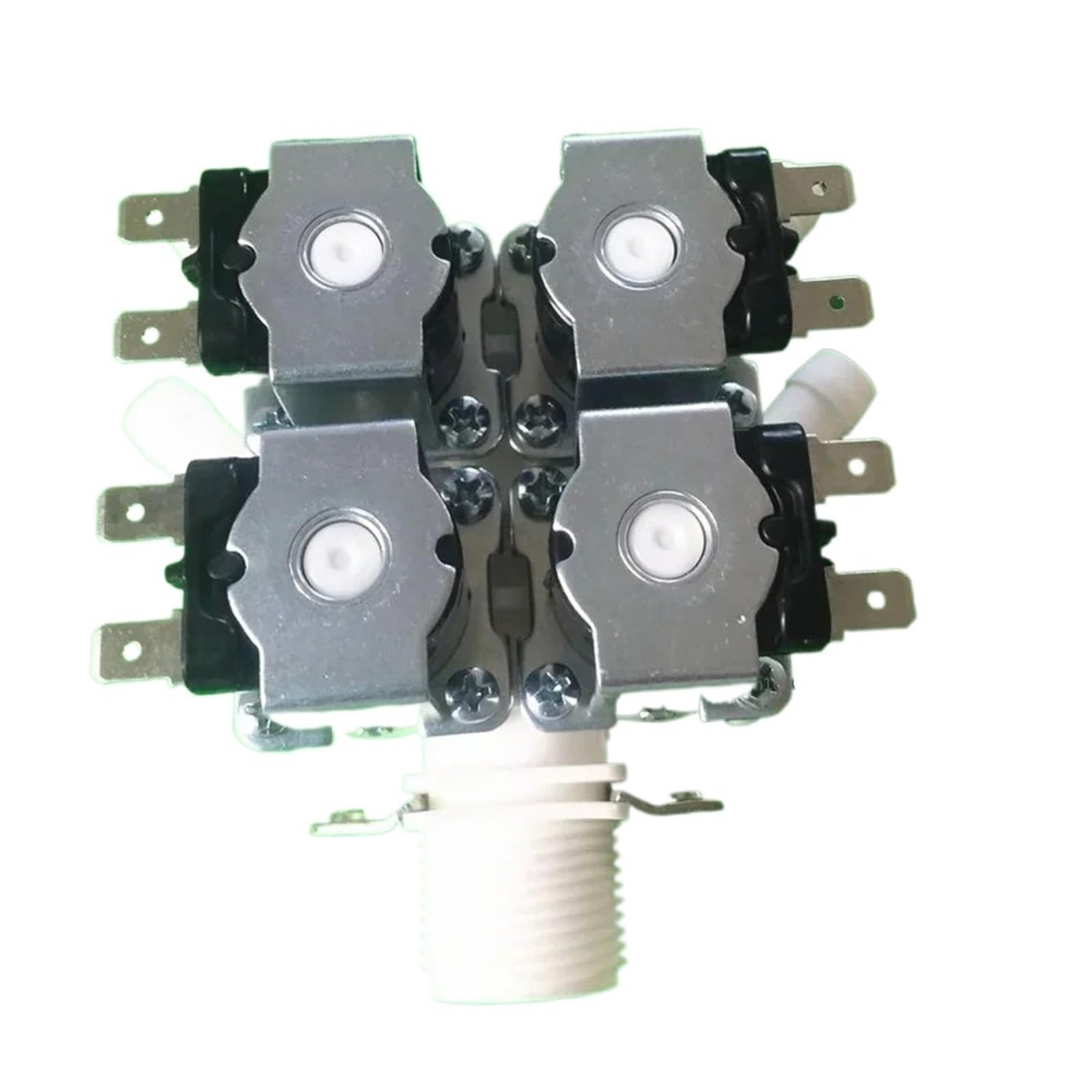Électrovanne 1 entrée 4 sorties normalement fermée 12V haute résistance 0.8MPa