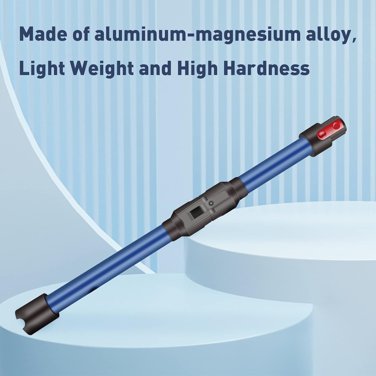 Leemone Replacement Wand Quick Release Wand Compatible for Dyson V15 V11 V10 V8 V7, Cordless Stick with Handheld Trigger Extension Rod Tube(Foldable -Blue)