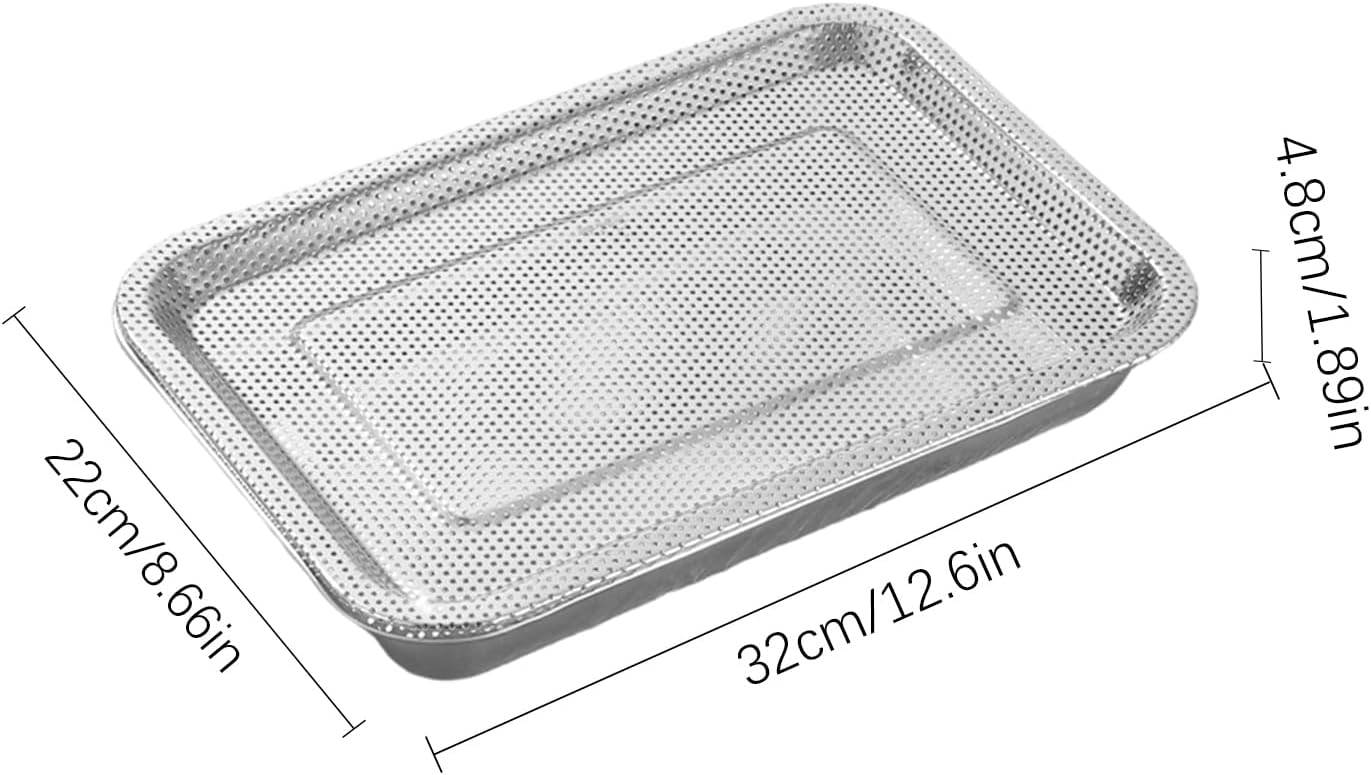 Sprouting Tray Set,Heavy-Duty with Sieve Screen - Stainless Steel Plant Germination Trays | for Hydroponics Transplantation Microplants Indoor Gardening Greenhouse