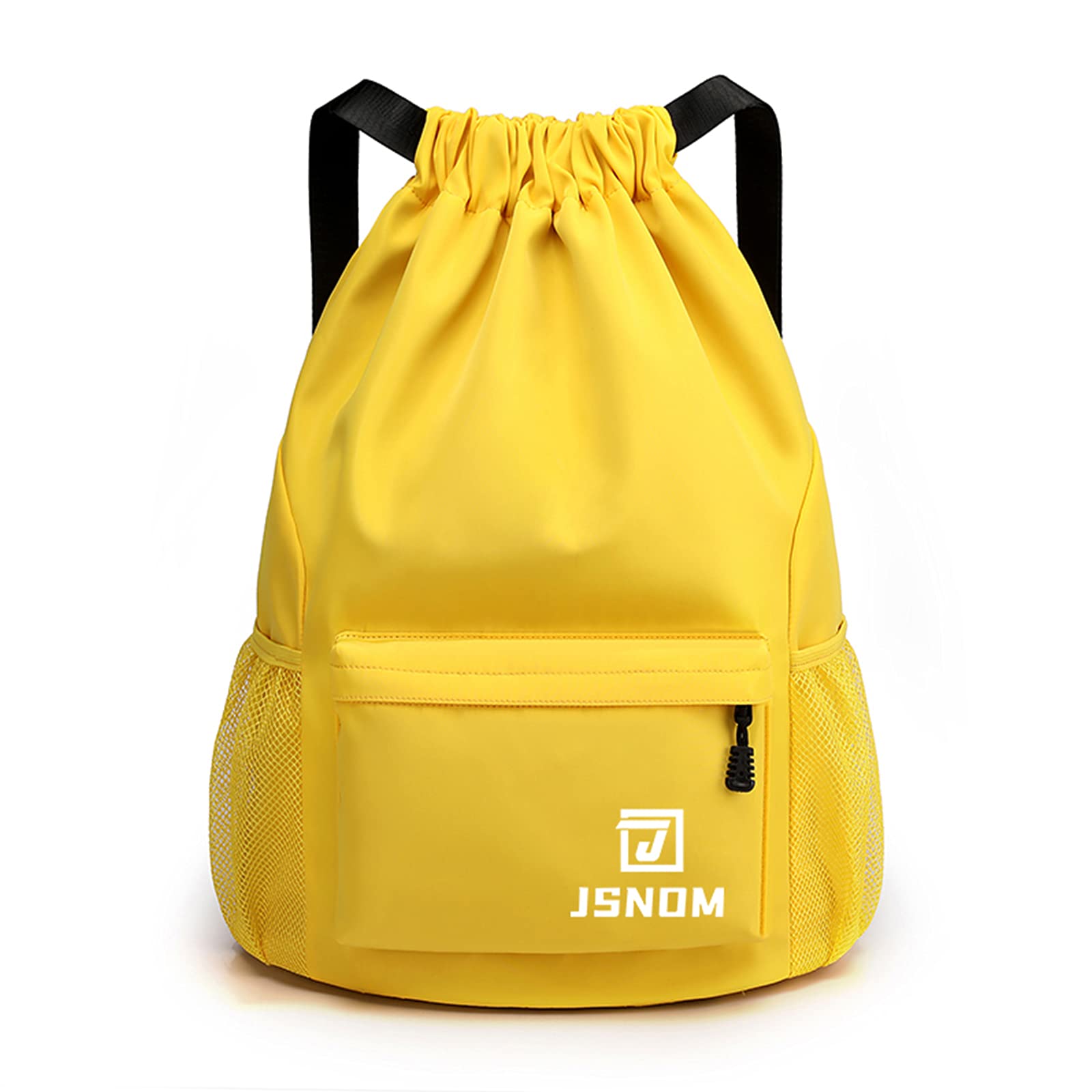 JSNOM Mochila Cuerdas Hombre Bolso Casual: Mochilas de Tela Cuerda Bolsa Gimnasio con Cordón Deporte Talega Saco Playa Para Viajes Deportiva Yoga Grande Gymsack Para Unisex Mujer