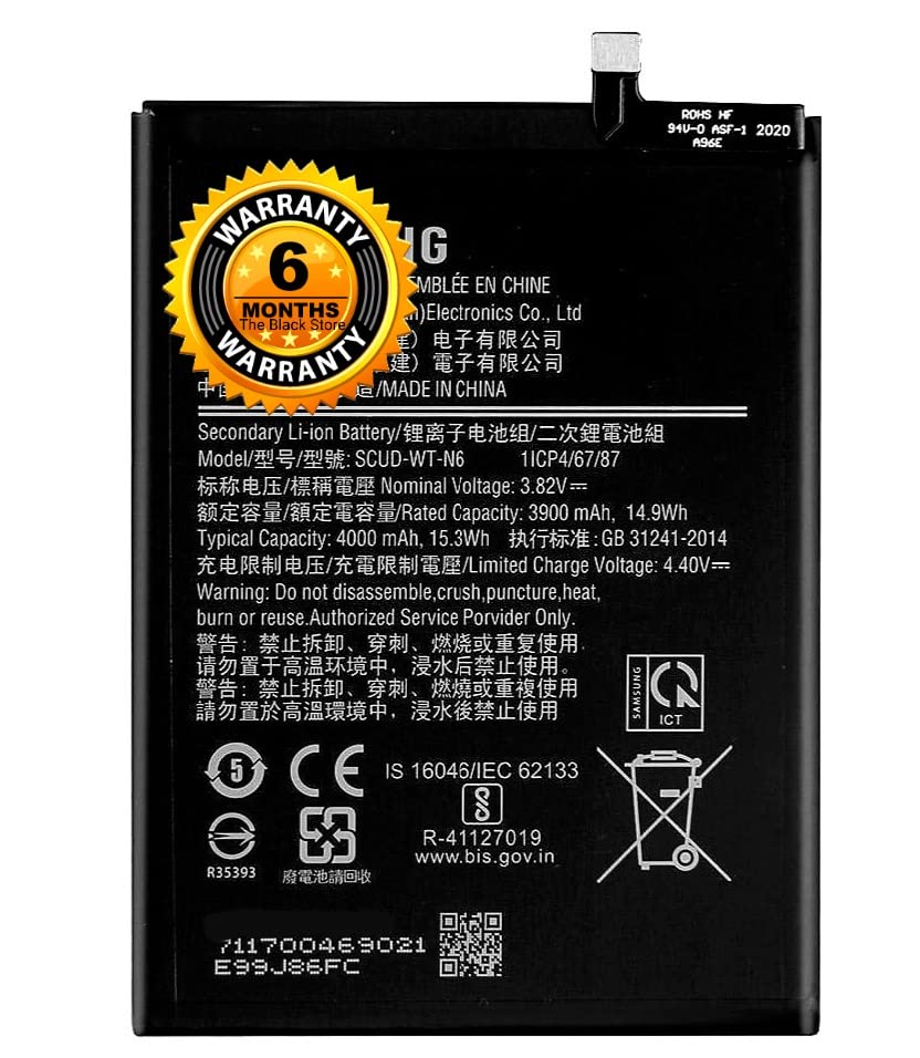 Image of Original SCU-DW-TN6 Battery Compatible with Samsung A10S, A20S, SM-A107F A107M A205 SM-A207F A207M A2070 [4000mAh]