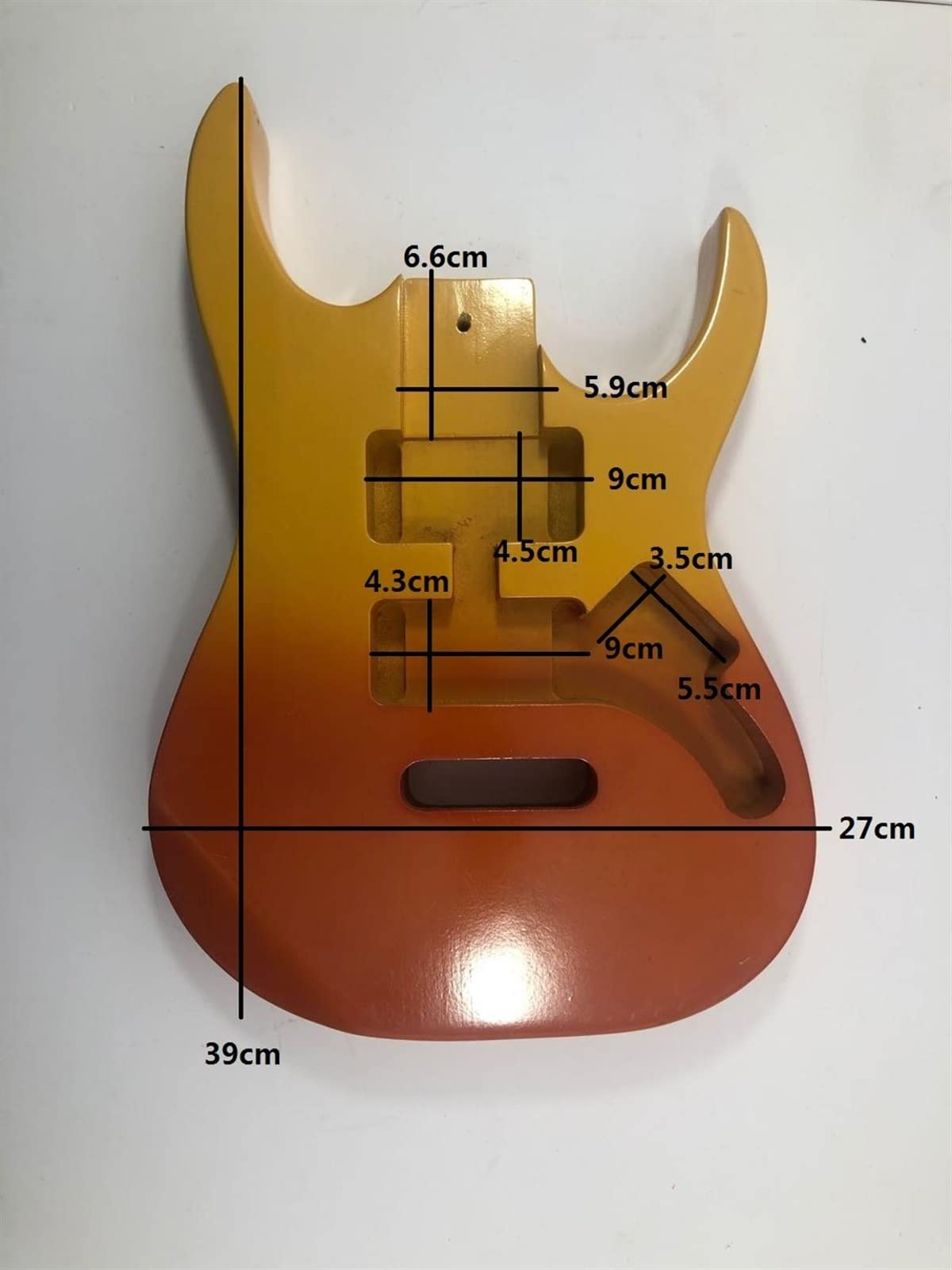 corpo chitarra Corpo Per Chitarra Woodelectric Di Paulownia Per Hsh. Raccogliere Fai Da Te St. Parte Di Ricambio Di Guitarra Barrel kit chitarra fai da te (Color : 01