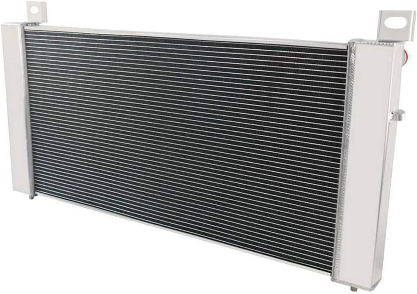 ALLOYWORKS OEM# 2334 All Aluminum Radiator for 1999-2012 Chevrolet GMC Yukon Silverado Suburban 4.8L 5.3L, 3 Row 28" Core