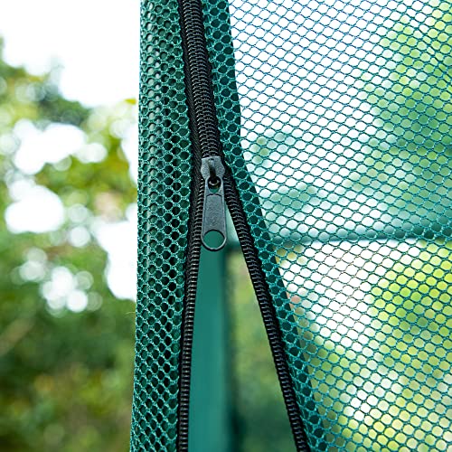 Neorexon 4 x 8 Feet Crop Cage Plant Protection Tent, Easy to Install Protection Garden Cages, Crop Cages with Storage Bag Suitable for Garden Patio Lawn