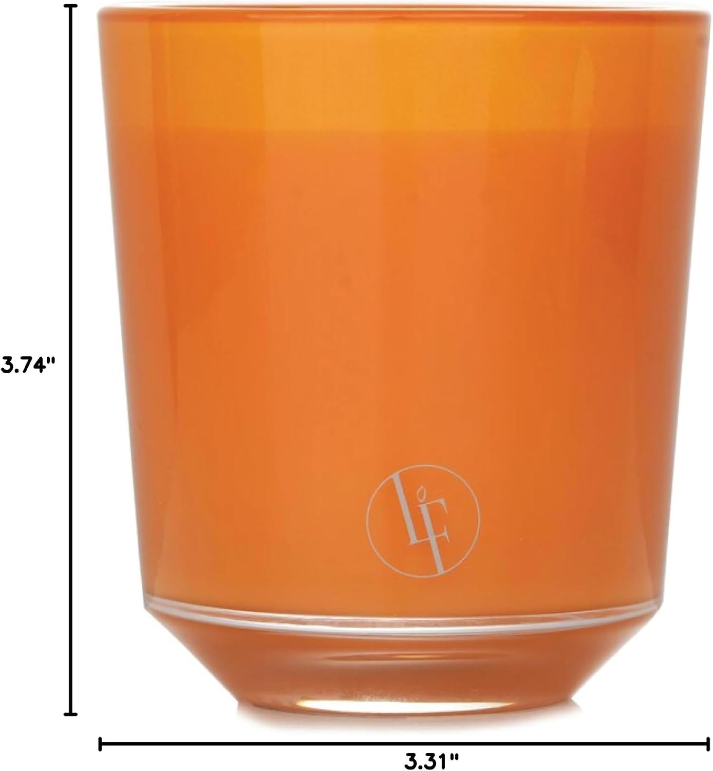 Bougies La Francaise - French-Made Scented Candle Jar - Tangerine Orange - Made in France, 200 Grams, +/- 40-Hour Burn Time - ‎3.35 x 3.35 x 3.76 inches