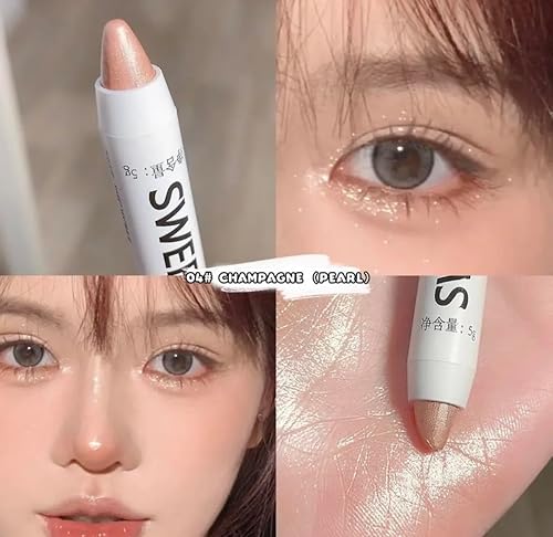 Miniatura 3 de Lápiz delineador de ojos de 3 colores, profesional impermeable y duradero, kit de maquillaje de ojos brillante, kit de regalo de tamaño de viaje