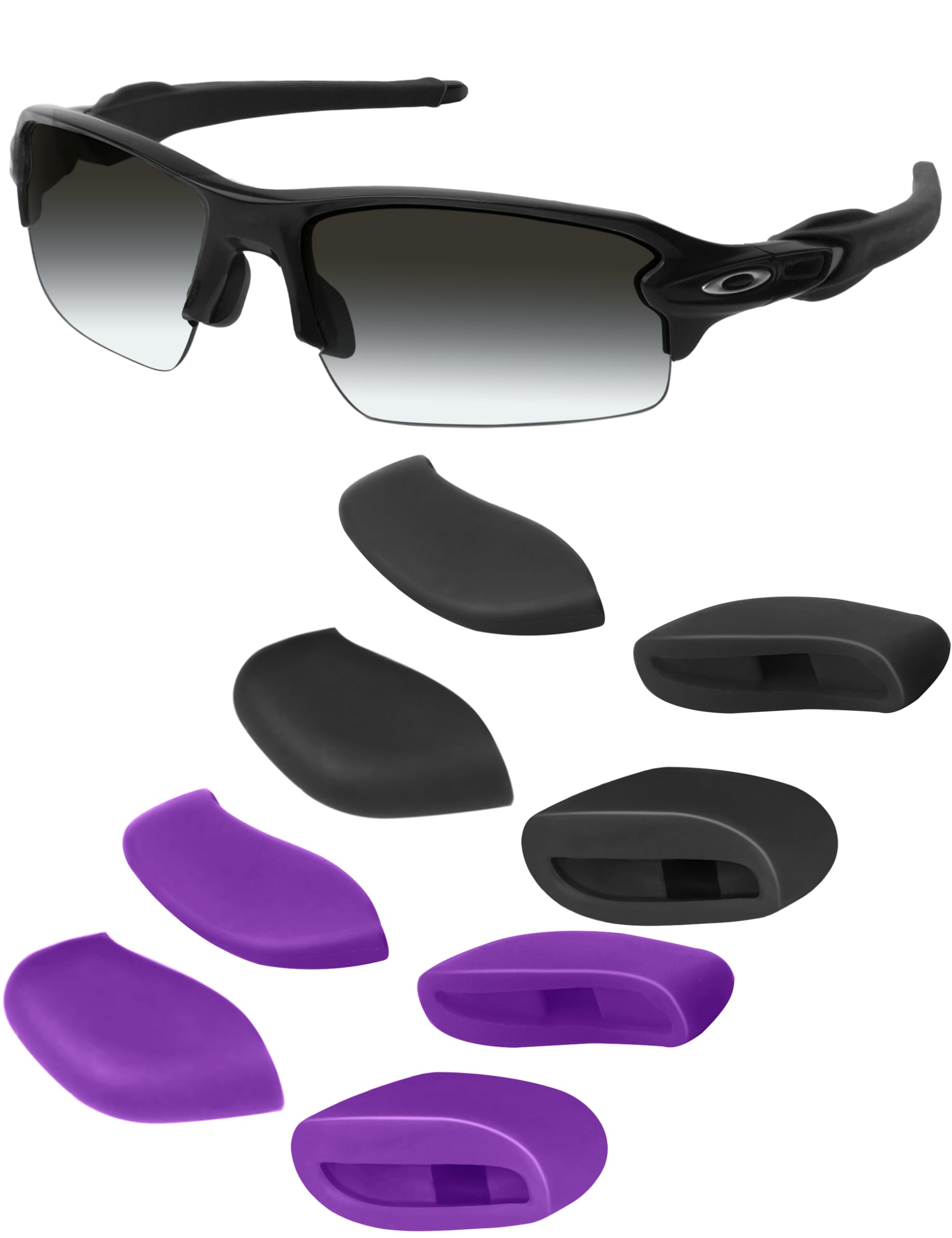 Mryok Replacement Nose Piece Nose Pads for Oakley Commit Squared(SQ)/Commit Squared(SQ) Asian Fit/Flak 2.0 Sunglass - Options