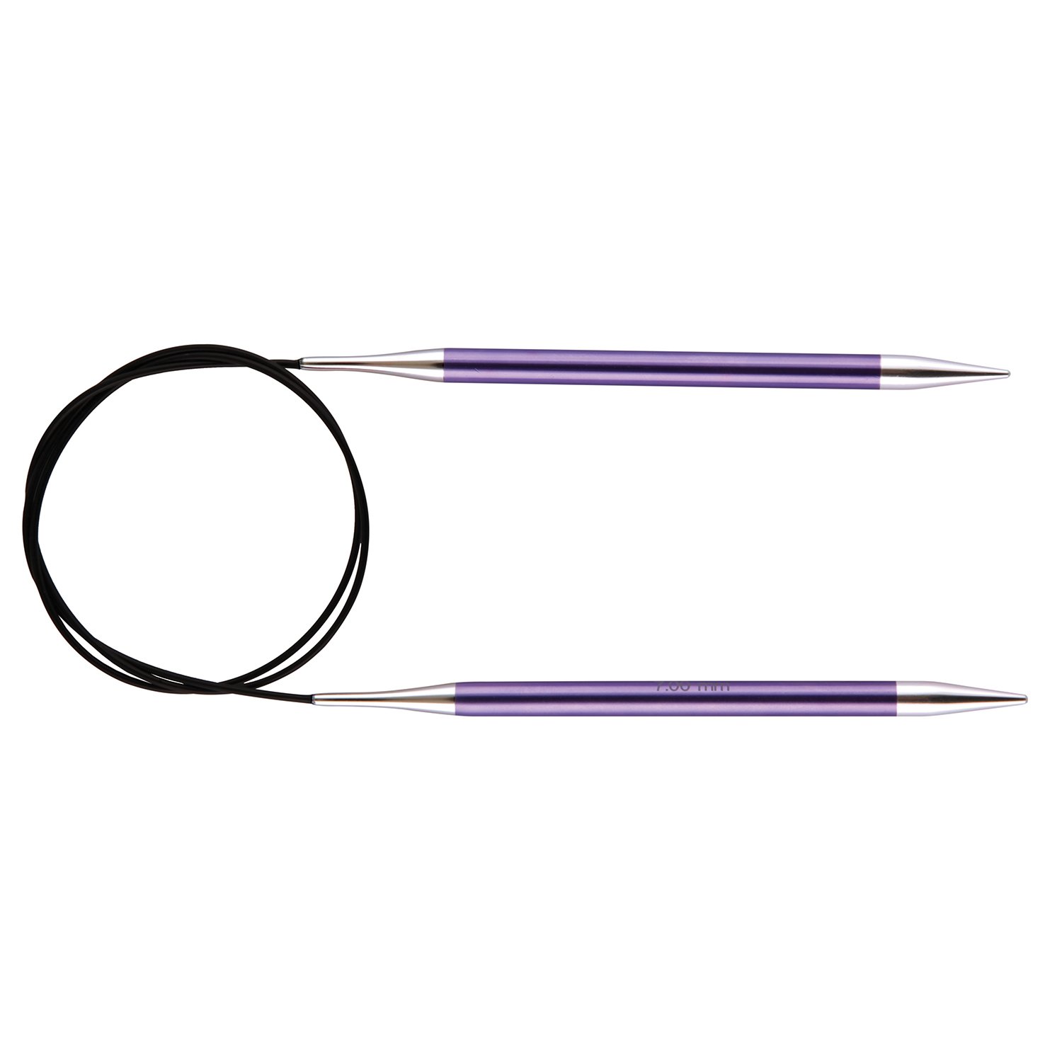 KNITPROKP47215 Zing: Knitting Pins: Circular: Fixed: 150cm x 7.00mm, Aluminium, Multi-Colour
