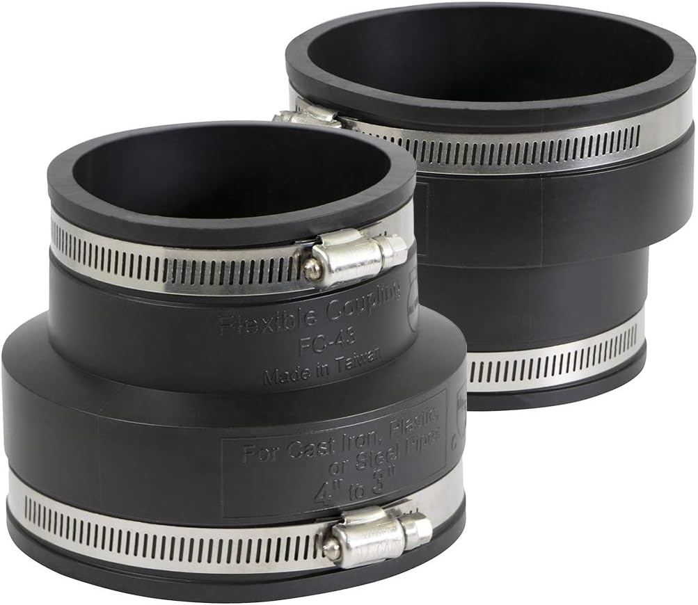 Amazon.com: Supply Giant 6I58x2 Flexible Pvc Reducing Coupling with ...