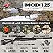 Hatsan Mod 125 AirRifle Sniper Vortex Quiet Energy QE Break Barrel .22 Cal Air Rifle, 1000 FPS, Black with Pack of 250x.22 Caliber Pellets and 100xPaper Targets Bundle