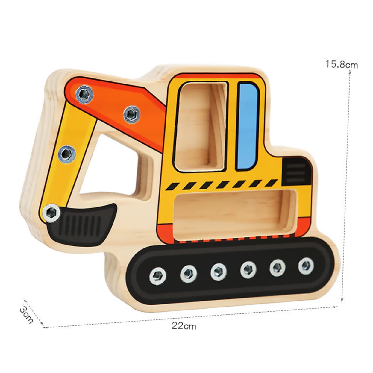 Kisangel Wooden Screwdriver Toy Set Kids Mechanic Repair Set Sensory Bins for Toddlers 1-3 Preschool Toys