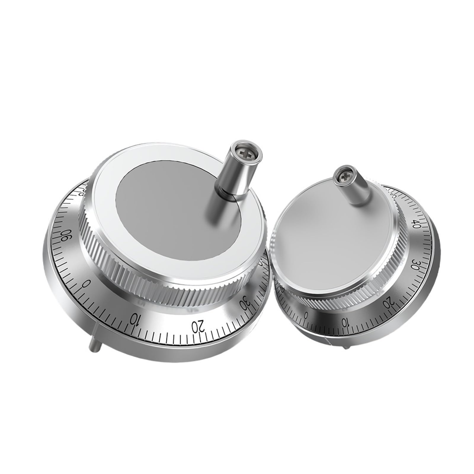 AJDFVHJF Electronic Hand Wheel 60/80MM Hand Wheel Machine Electronic Rotary Encoder(5-24V-25PPR-4Pins,60mm)