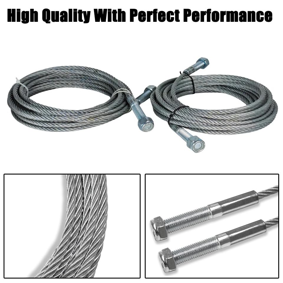 Set of 2 Rotary Lift Equalizer Cables Compatible with Model SPO10 Lift,Replace N372 BH7529-86