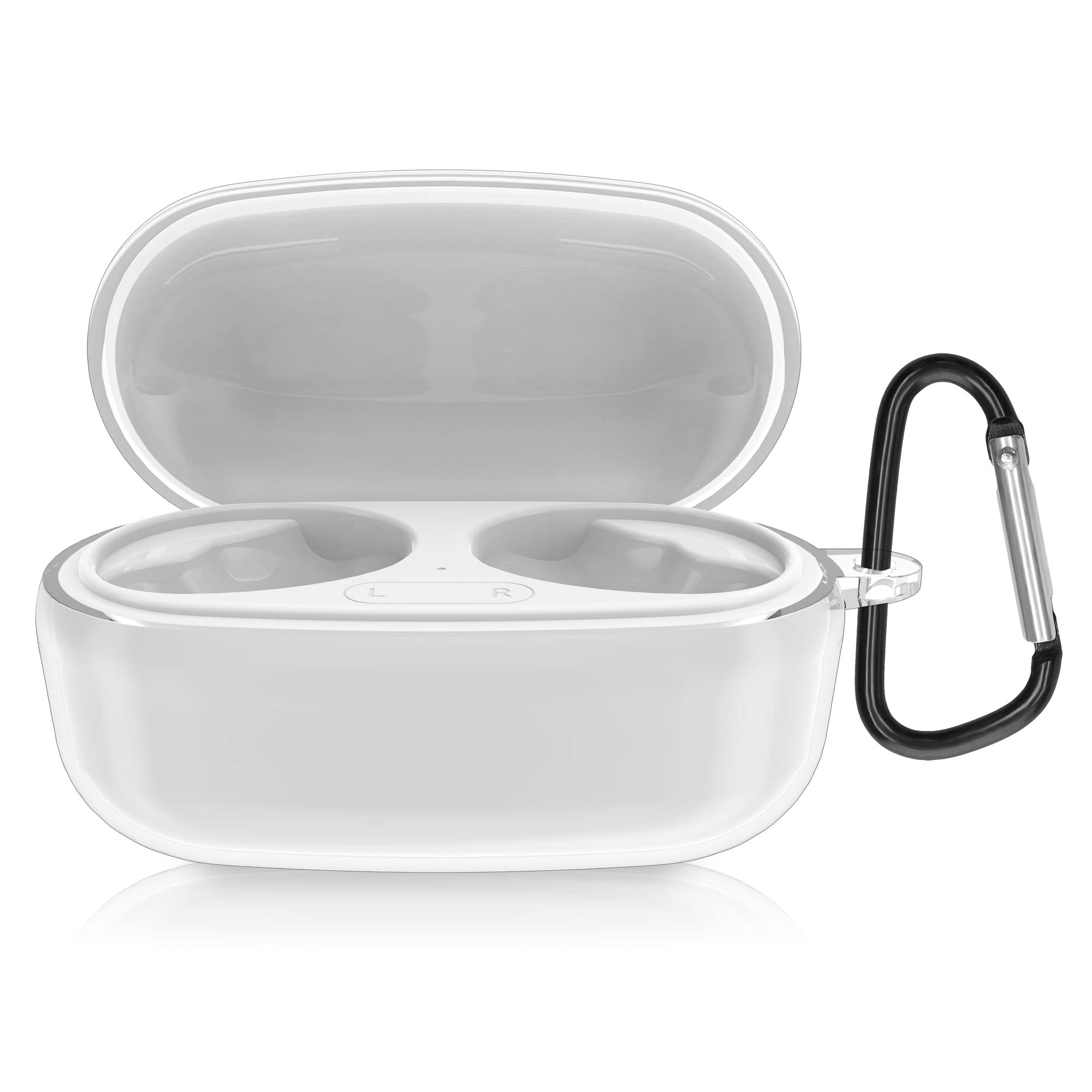 kwmobileEarphones Case Compatible with Samsung Galaxy Buds/Buds Plus - Crystal TPU Two-Part Earbuds Case - Transparent