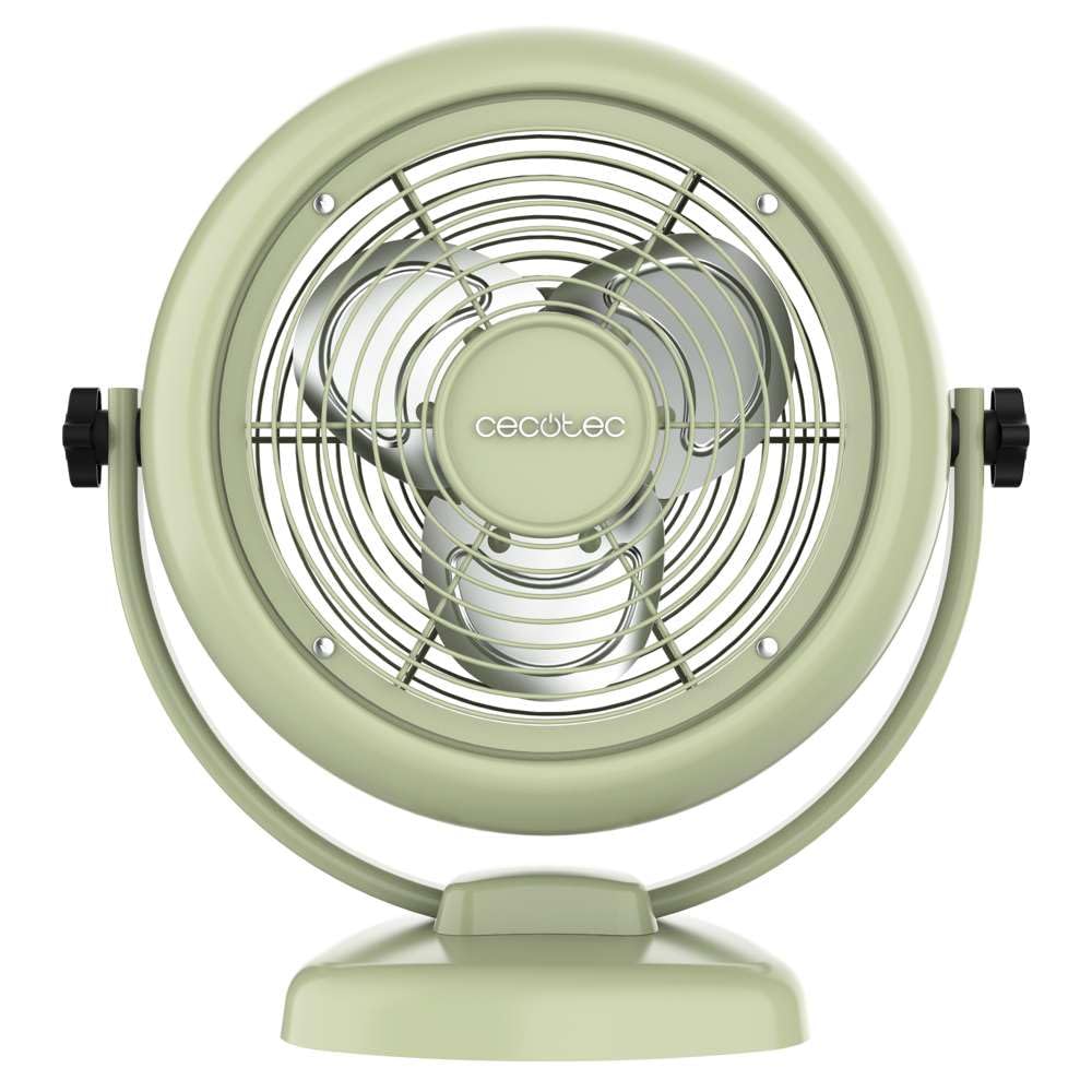 Cecotec Ventilateur de Table EnergySilence 800 RetroDesk Green 20 W