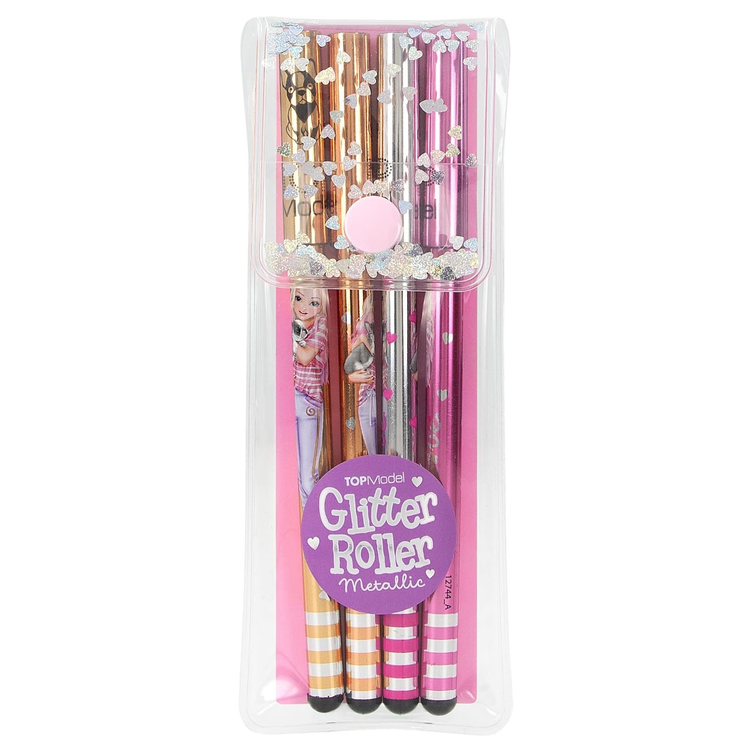 12744 TOPModel Glitter Gel Pens Metallic Set