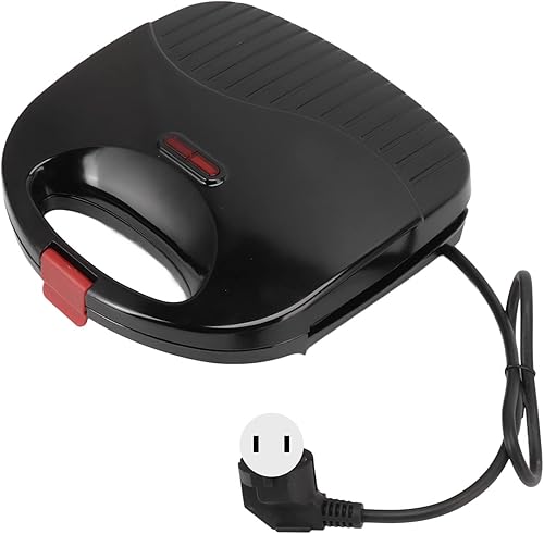 Miniatura 8 de Yosoo Parrilla de prensa Panini de 750 W, sandwichera, superficies antiadherentes de doble cara que proporcionarán una cocción uniforme y rápida