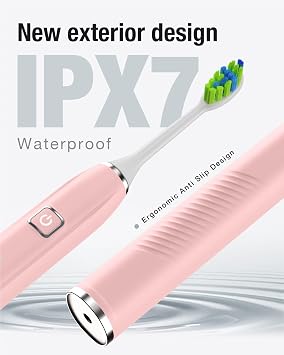 7AM2M Rechargeable Sonic Electric Toothbrush AM100 Pack